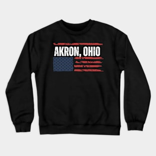 Akron Ohio Crewneck Sweatshirt